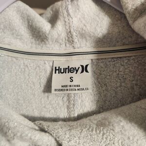 Hurley Women's Chill Rib Fleece Crop Pullover Hoodie‎ Size Small Fall Soft Touch